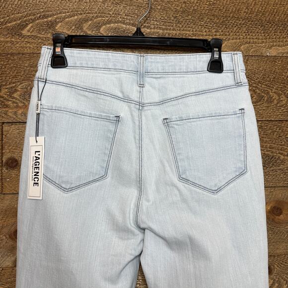 L'Agence Highline Ankle distressed Jeans in Fade out size 25 NWT - Picture 6 of 10